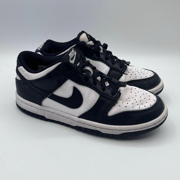 Nike Dunk Low Retro Black White Panda Men's Size 4.5Y Sneakers 921803-100 Youth‎